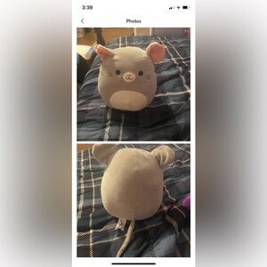 Squishmallow misty the mouse